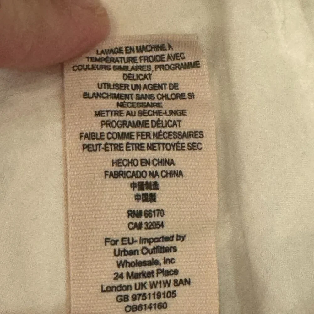 Free People White Boho Peasant Mini Dress – Size Small - Picture 11 of 12